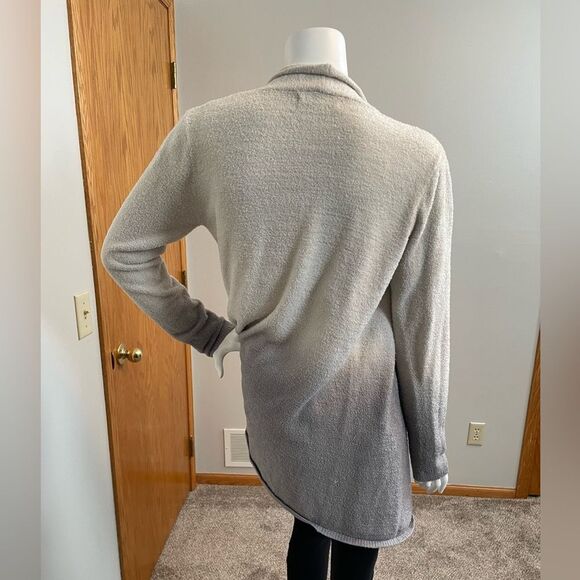 BAREFOOT DREAMS- Bamboo Chic Lite Long Ombré Cardigan Sweater L / XL - Picture 7 of 8